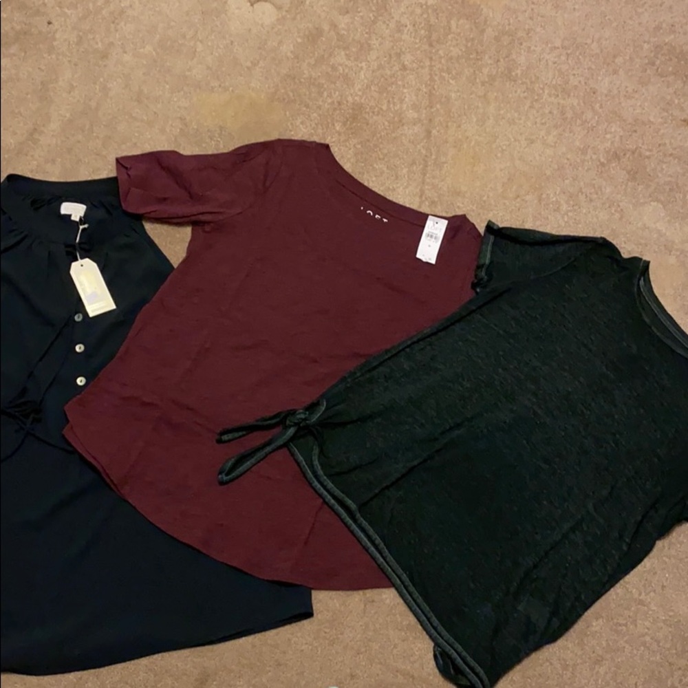 Three New Shirt/Tops
